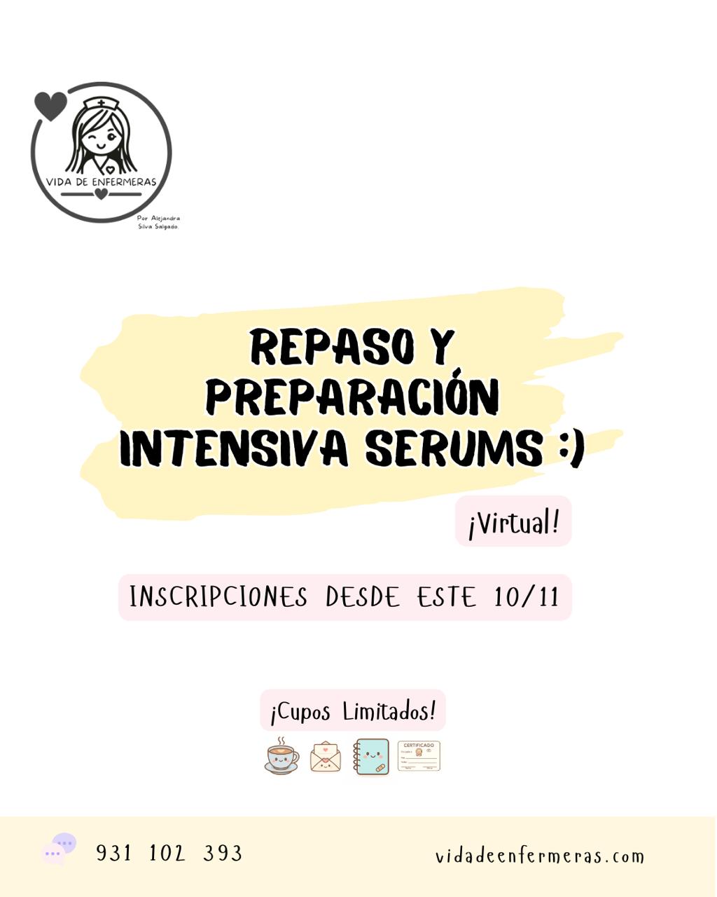 REPASO SERUMS 2026 - ENFERMERÍA